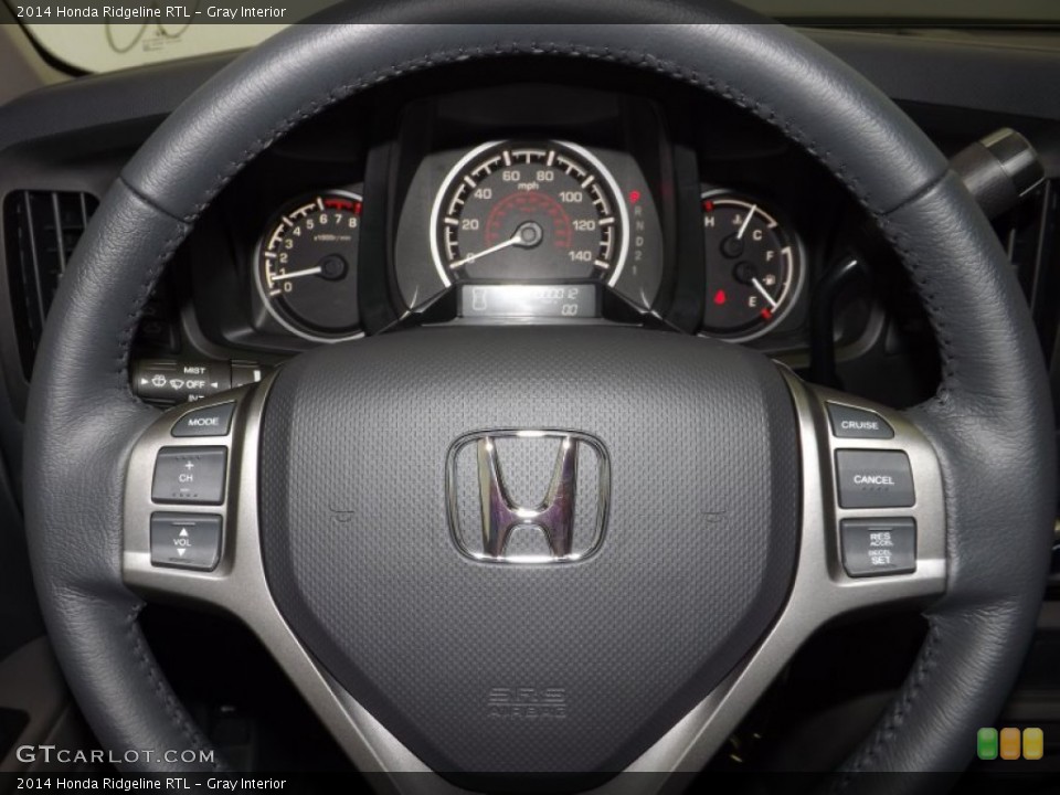 Gray Interior Steering Wheel for the 2014 Honda Ridgeline RTL #87390829