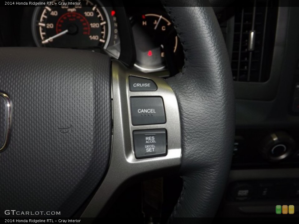 Gray Interior Controls for the 2014 Honda Ridgeline RTL #87390904