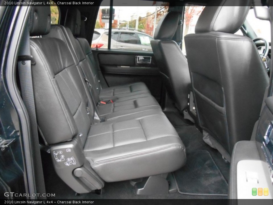 Charcoal Black Interior Rear Seat for the 2010 Lincoln Navigator L 4x4 #87395116
