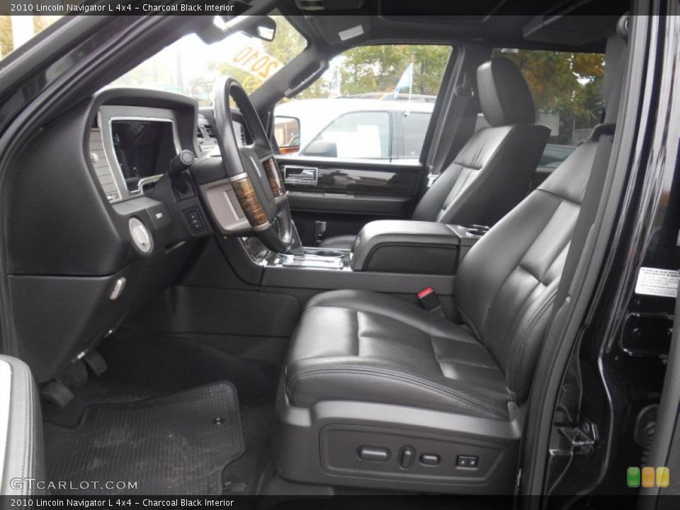 Charcoal Black 2010 Lincoln Navigator Interiors