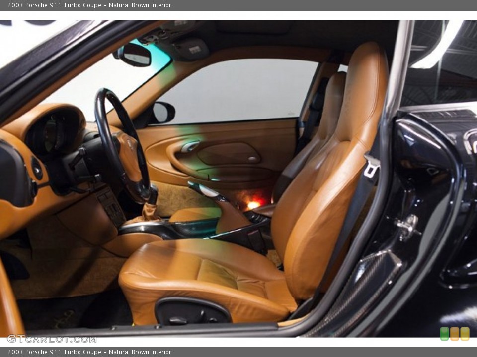 Natural Brown Interior Photo for the 2003 Porsche 911 Turbo Coupe #87396322