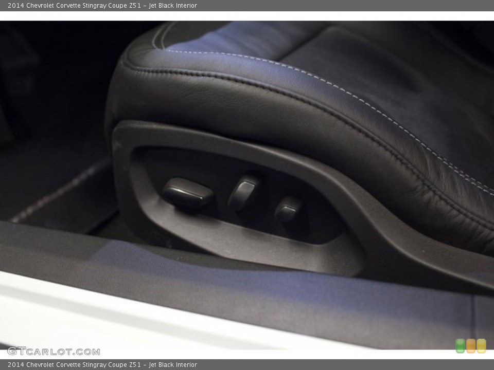 Jet Black Interior Controls for the 2014 Chevrolet Corvette Stingray Coupe Z51 #87398008