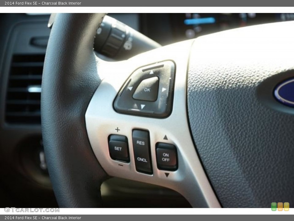 Charcoal Black Interior Controls for the 2014 Ford Flex SE #87398062