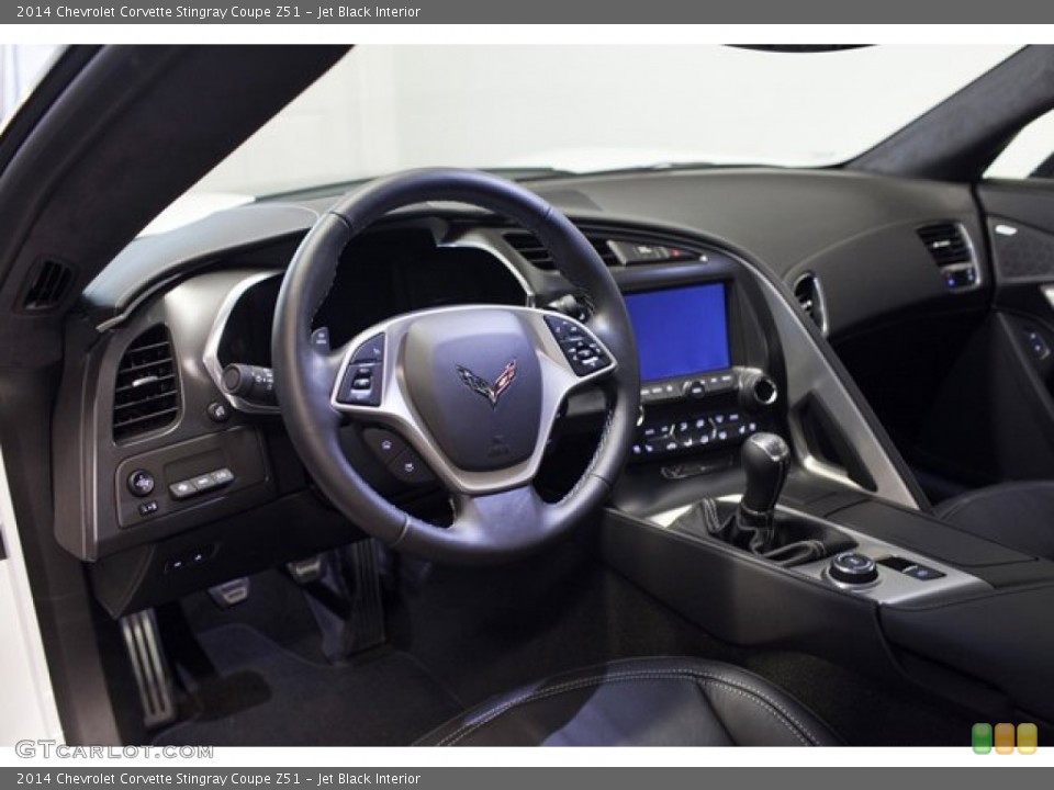 Jet Black Interior Dashboard for the 2014 Chevrolet Corvette Stingray Coupe Z51 #87398074