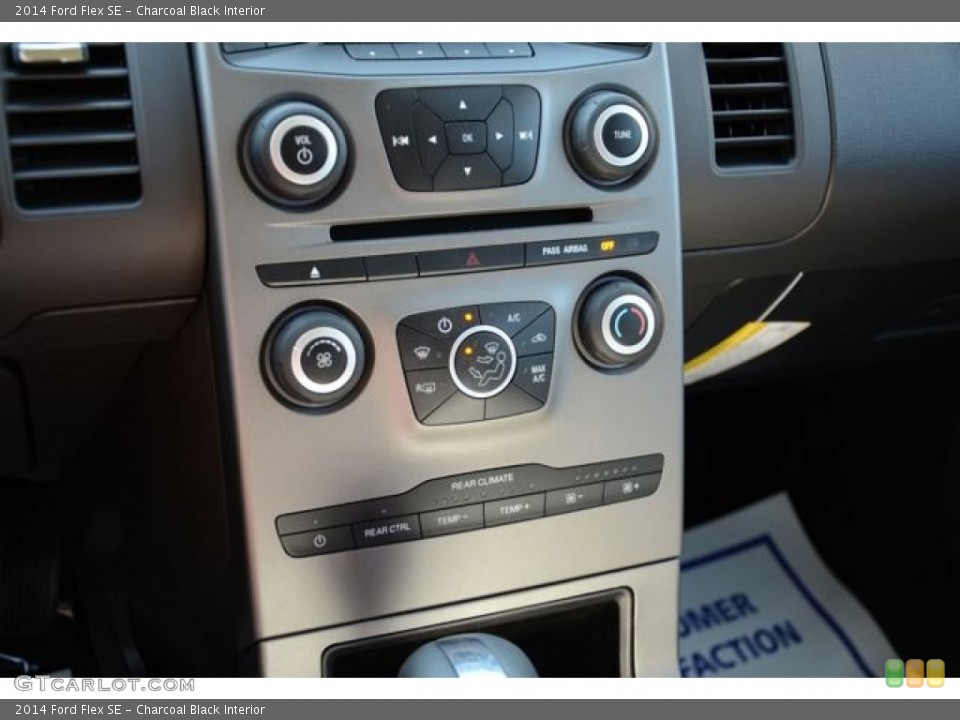 Charcoal Black Interior Controls for the 2014 Ford Flex SE #87398125