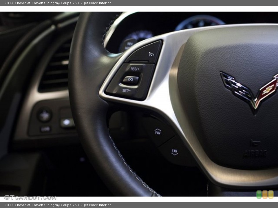 Jet Black Interior Controls for the 2014 Chevrolet Corvette Stingray Coupe Z51 #87398191