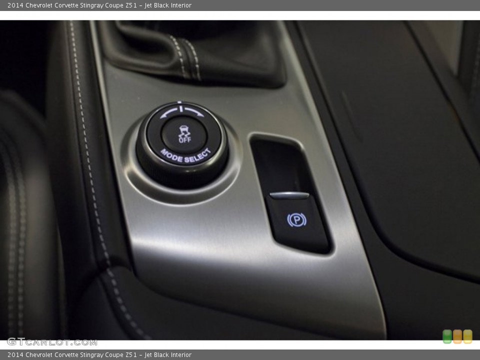 Jet Black Interior Controls for the 2014 Chevrolet Corvette Stingray Coupe Z51 #87398383