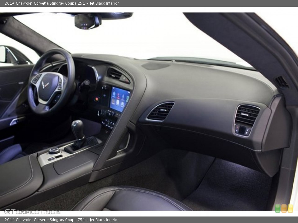 Jet Black Interior Dashboard for the 2014 Chevrolet Corvette Stingray Coupe Z51 #87398647