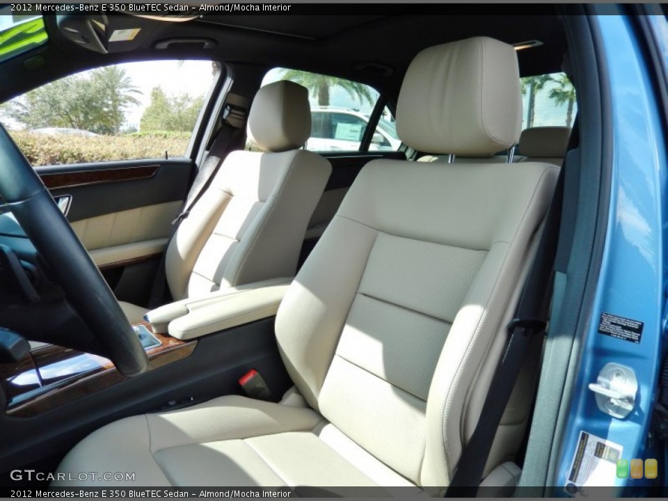 Almond/Mocha Interior Front Seat for the 2012 Mercedes-Benz E 350 BlueTEC Sedan #87398695