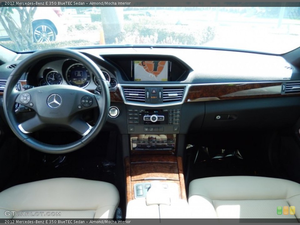 Almond/Mocha Interior Dashboard for the 2012 Mercedes-Benz E 350 BlueTEC Sedan #87398870