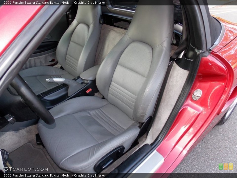 Graphite Grey Interior Front Seat for the 2001 Porsche Boxster  #87399898
