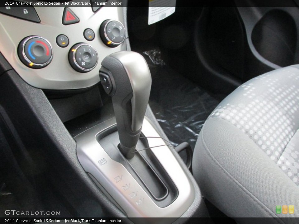 Jet Black/Dark Titanium Interior Transmission for the 2014 Chevrolet Sonic LS Sedan #87405891