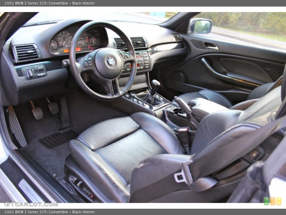 Black 2001 BMW 3 Series Interiors