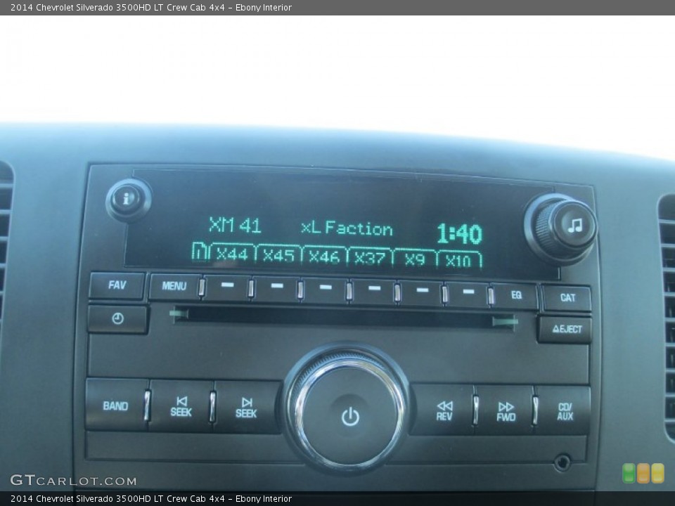 Ebony Interior Audio System for the 2014 Chevrolet Silverado 3500HD LT Crew Cab 4x4 #87409763