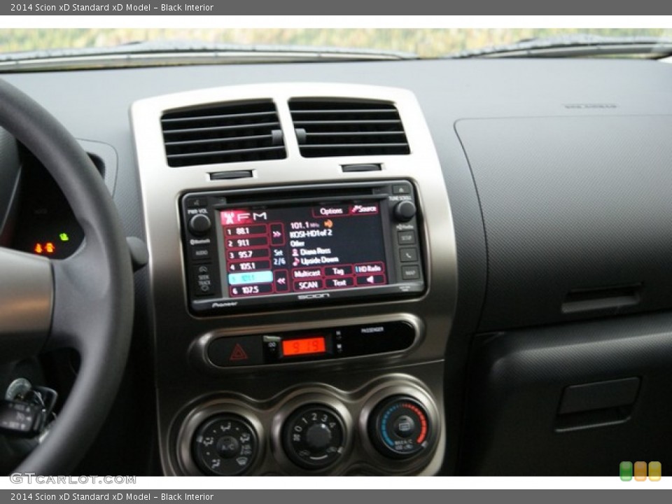 Black Interior Controls for the 2014 Scion xD  #87410385