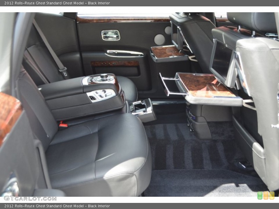 Black Interior Rear Seat for the 2012 Rolls-Royce Ghost  #87410908