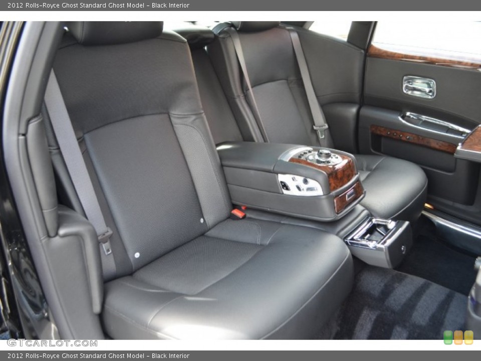 Black Interior Rear Seat for the 2012 Rolls-Royce Ghost  #87410929