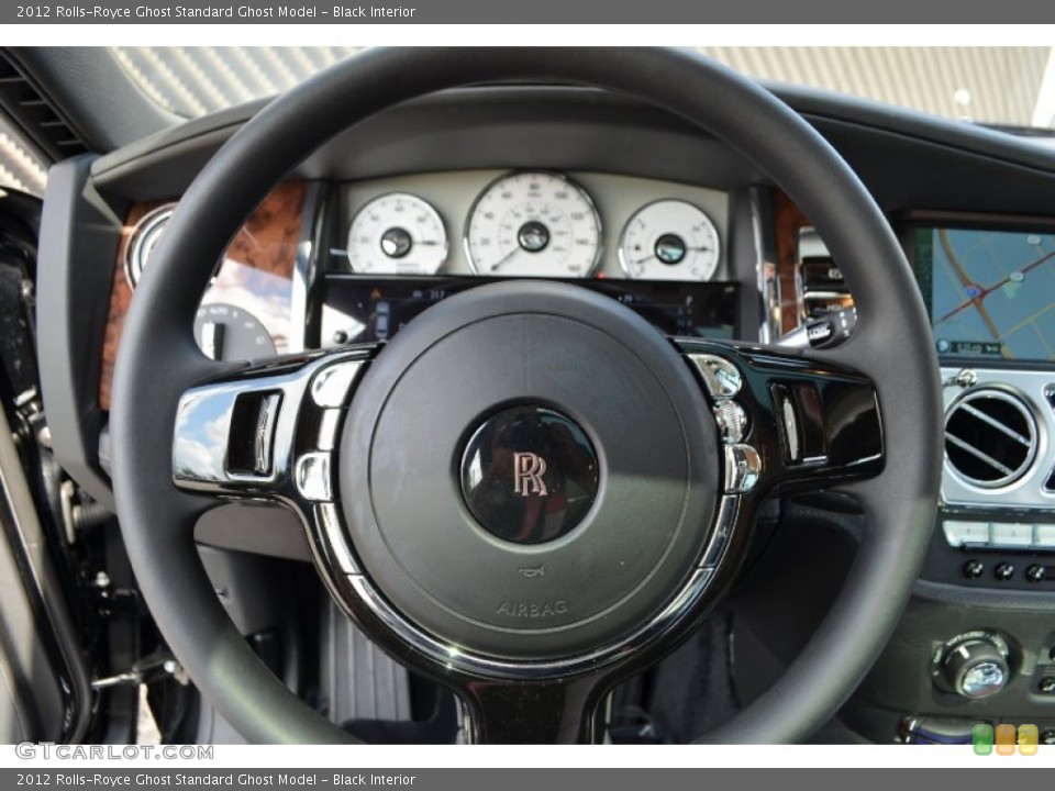 Black Interior Steering Wheel for the 2012 Rolls-Royce Ghost  #87411307