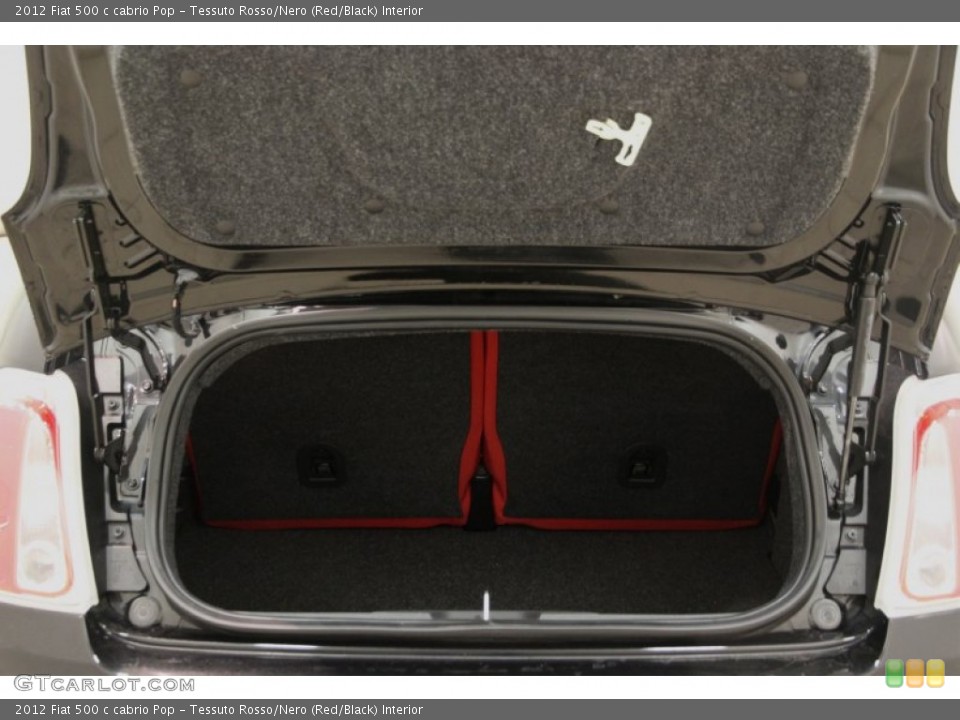Tessuto Rosso/Nero (Red/Black) Interior Trunk for the 2012 Fiat 500 c cabrio Pop #87414271