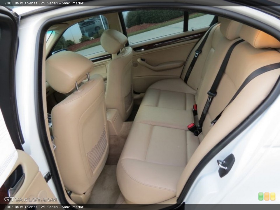 Sand Interior Rear Seat for the 2005 BMW 3 Series 325i Sedan #87415306