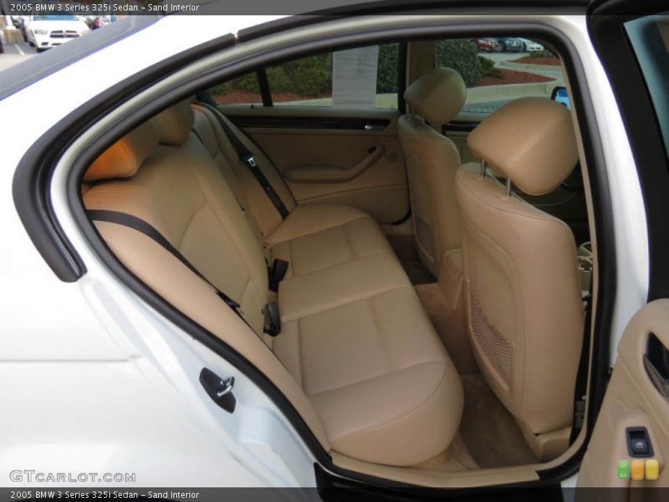 Sand Interior Rear Seat for the 2005 BMW 3 Series 325i Sedan #87415336