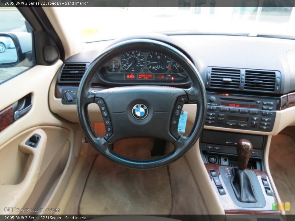 Sand Interior Dashboard for the 2005 BMW 3 Series 325i Sedan #87415387