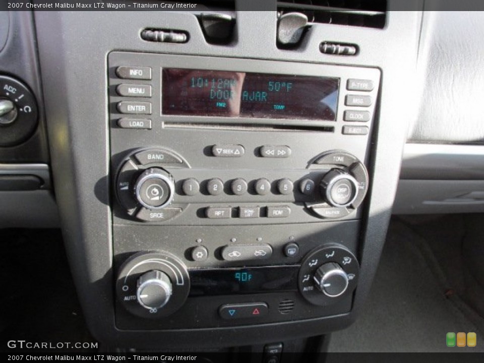 Titanium Gray Interior Controls for the 2007 Chevrolet Malibu Maxx LTZ Wagon #87417907