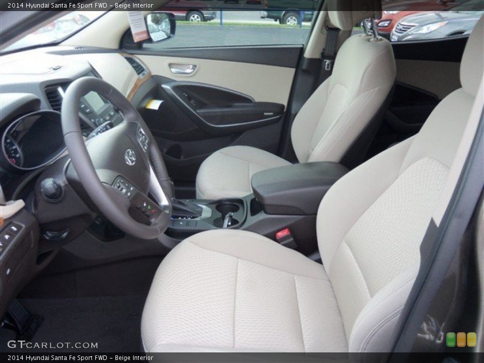 Beige Interior Front Seat for the 2014 Hyundai Santa Fe Sport FWD #87419921