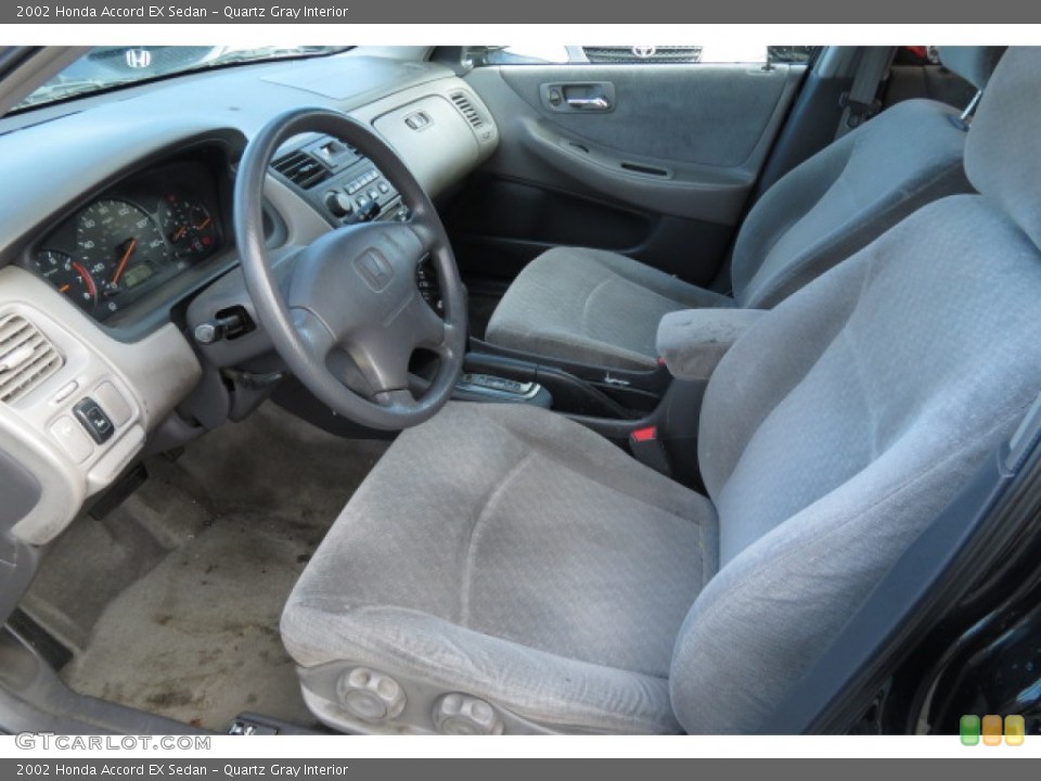 Quartz Gray 2002 Honda Accord Interiors