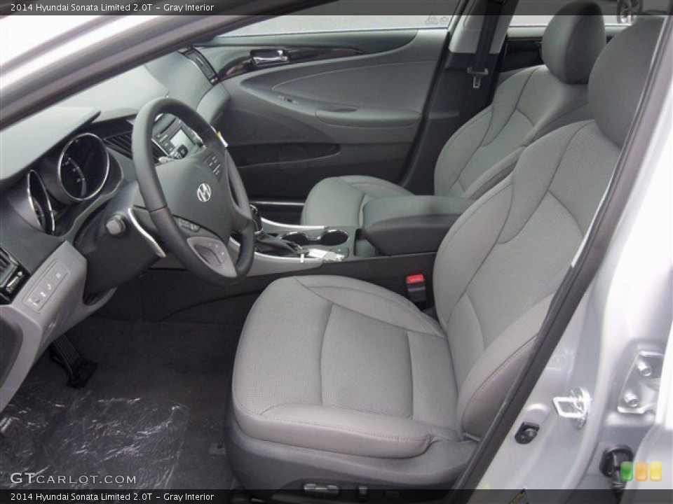 Gray Interior Front Seat for the 2014 Hyundai Sonata Limited 2.0T #87421328