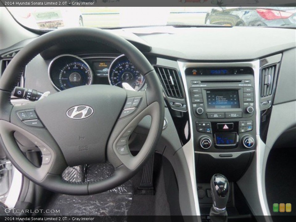 Gray Interior Dashboard for the 2014 Hyundai Sonata Limited 2.0T #87421349