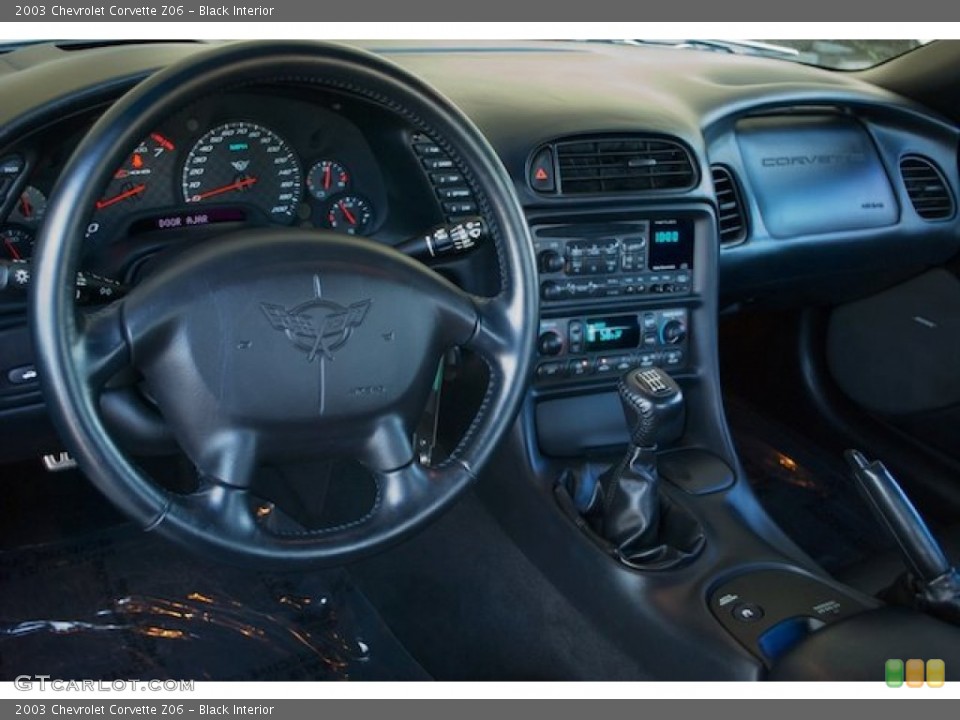 Black Interior Dashboard for the 2003 Chevrolet Corvette Z06 #87422573