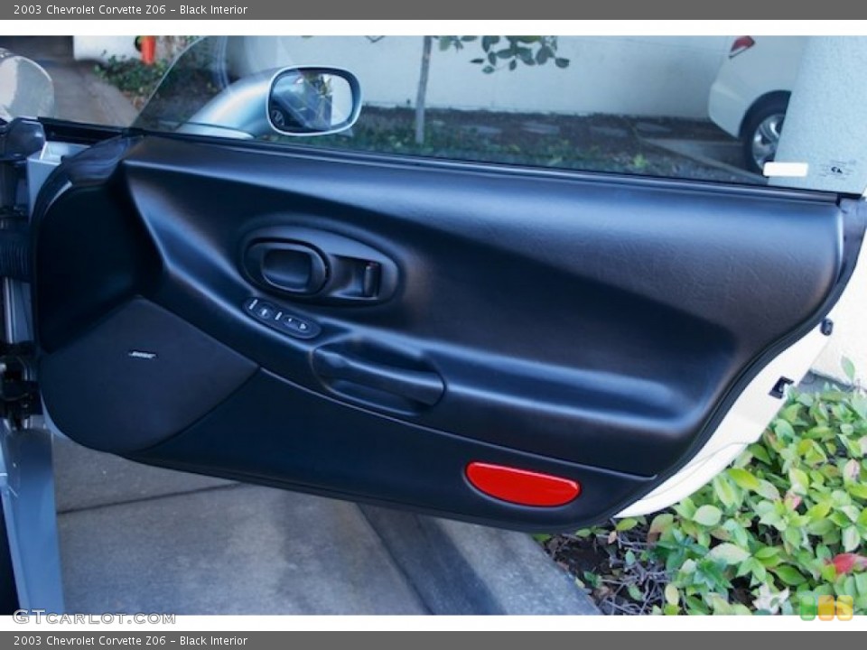 Black Interior Door Panel for the 2003 Chevrolet Corvette Z06 #87422855
