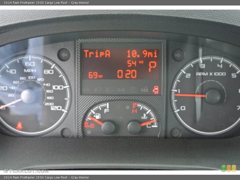 Gray Interior Gauges for the 2014 Ram ProMaster 1500 Cargo Low Roof #87423128