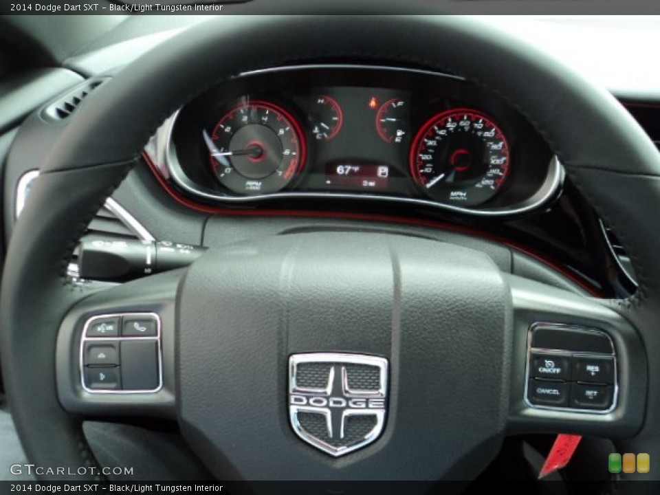 Black/Light Tungsten Interior Controls for the 2014 Dodge Dart SXT #87423247