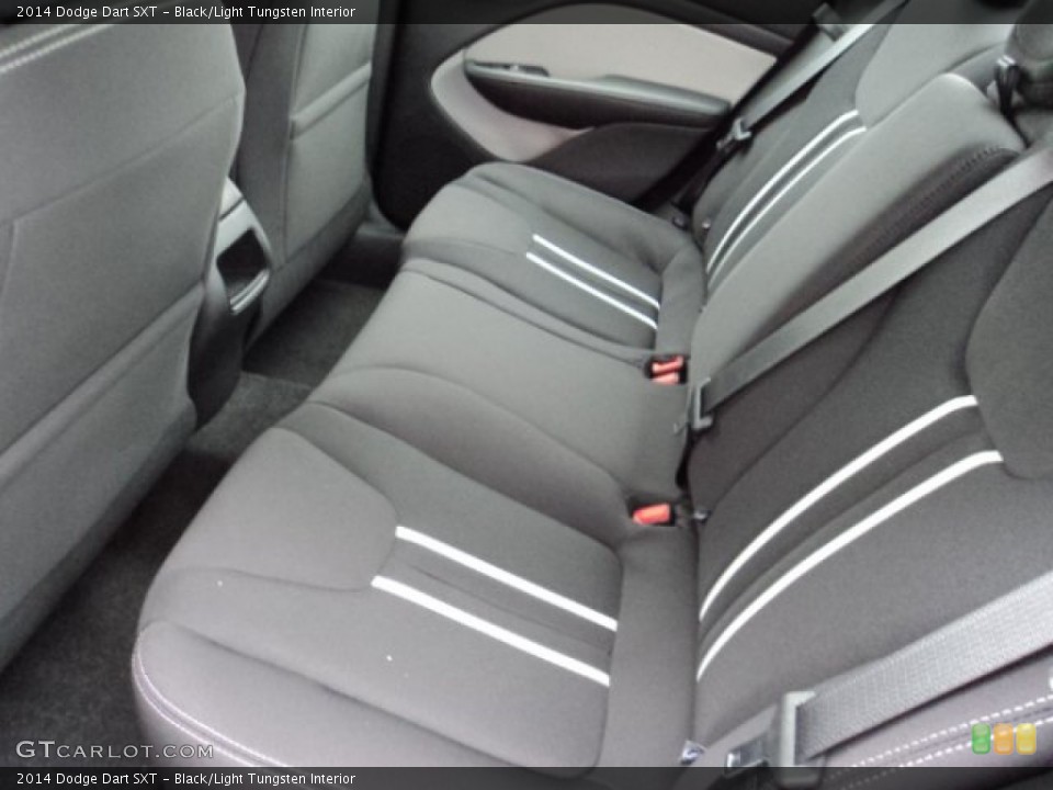 Black/Light Tungsten Interior Rear Seat for the 2014 Dodge Dart SXT #87423272