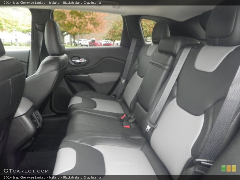 Iceland - Black/Iceland Gray Interior Rear Seat for the 2014 Jeep Cherokee Limited #87427646