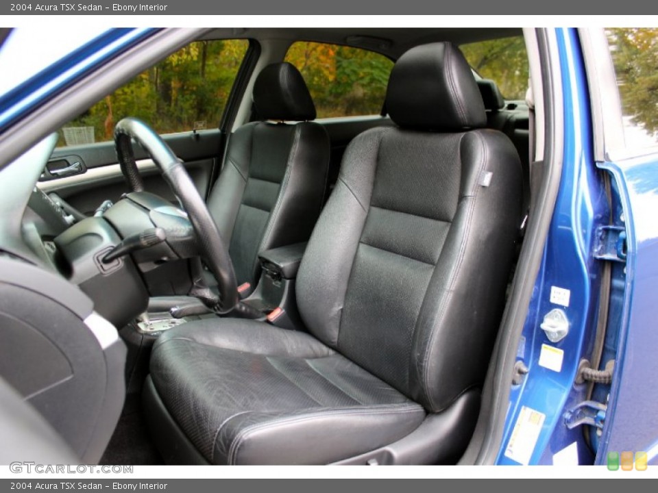 Ebony Interior Front Seat for the 2004 Acura TSX Sedan #87429467