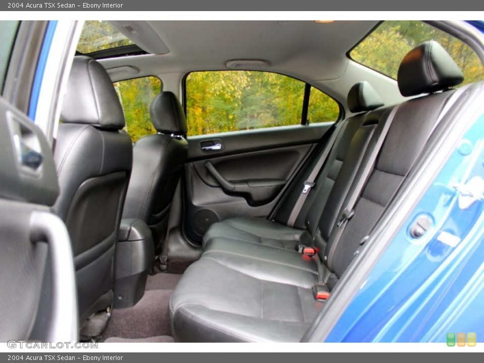 Ebony Interior Rear Seat for the 2004 Acura TSX Sedan #87429536