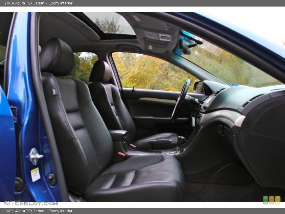 Ebony Interior Front Seat for the 2004 Acura TSX Sedan #87429608