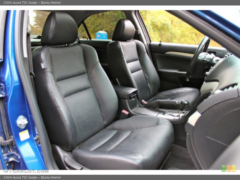 Ebony Interior Front Seat for the 2004 Acura TSX Sedan #87429664