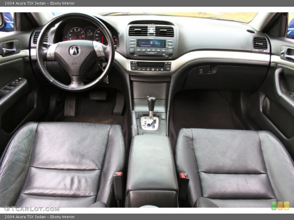 Ebony Interior Dashboard for the 2004 Acura TSX Sedan #87429759