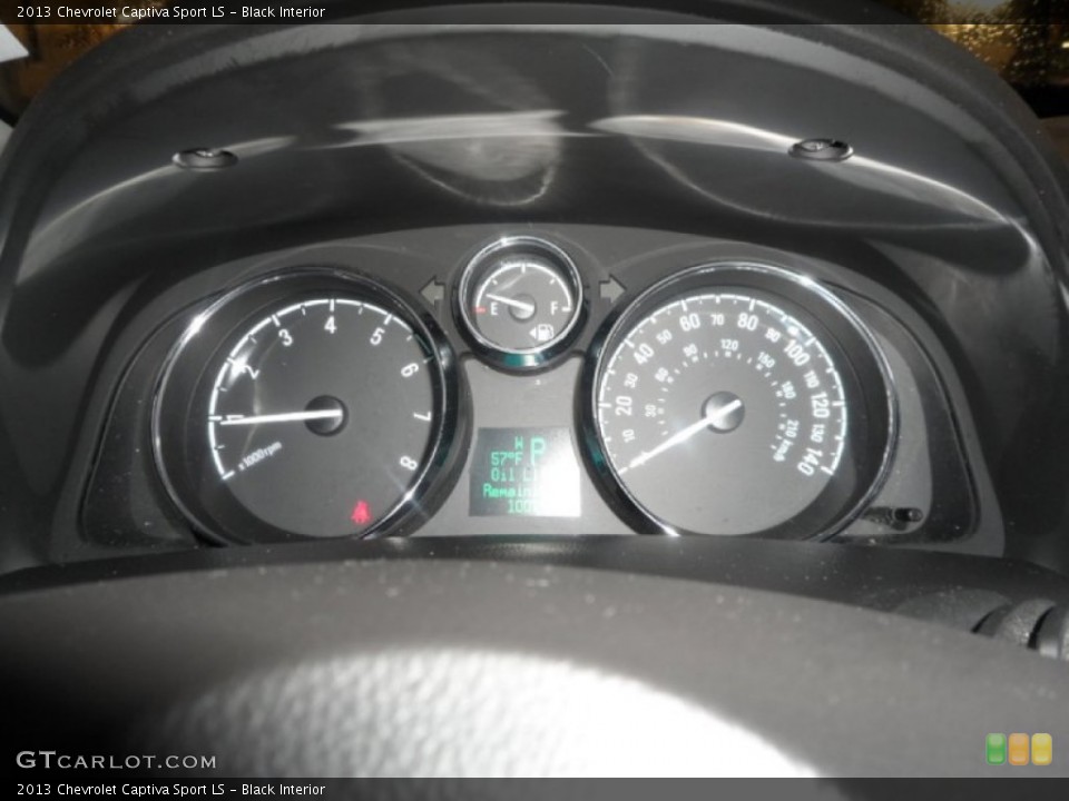 Black Interior Gauges for the 2013 Chevrolet Captiva Sport LS #87430106