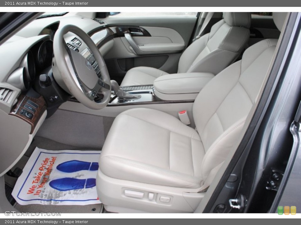 Taupe Interior Front Seat for the 2011 Acura MDX Technology #87430298