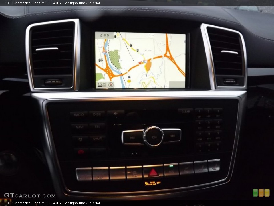 designo Black Interior Navigation for the 2014 Mercedes-Benz ML 63 AMG #87432383