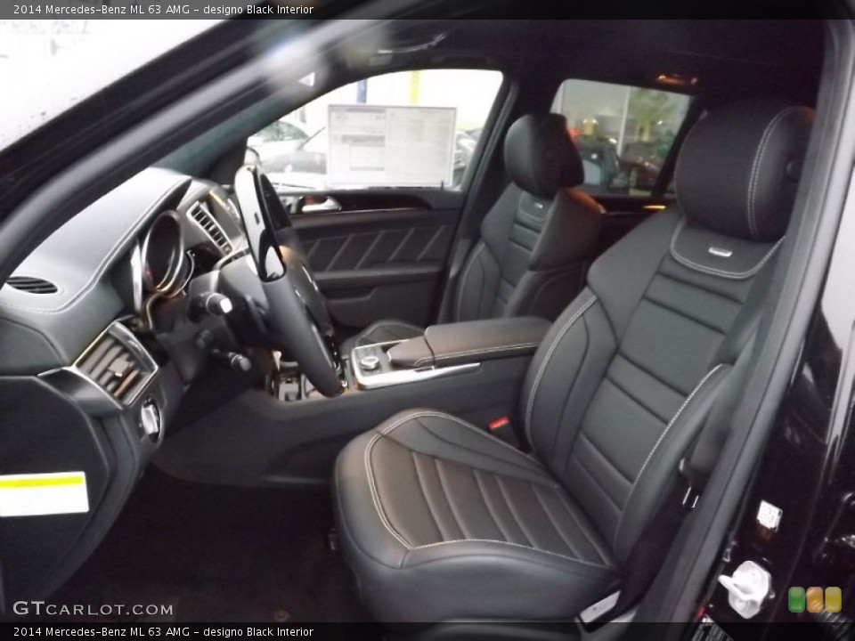designo Black Interior Front Seat for the 2014 Mercedes-Benz ML 63 AMG #87432458