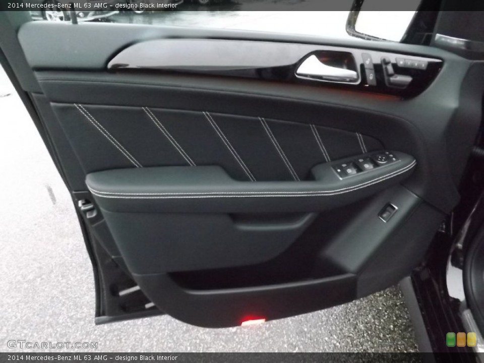 designo Black Interior Door Panel for the 2014 Mercedes-Benz ML 63 AMG #87432506