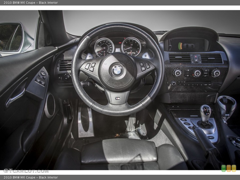 Black Interior Dashboard for the 2010 BMW M6 Coupe #87434249