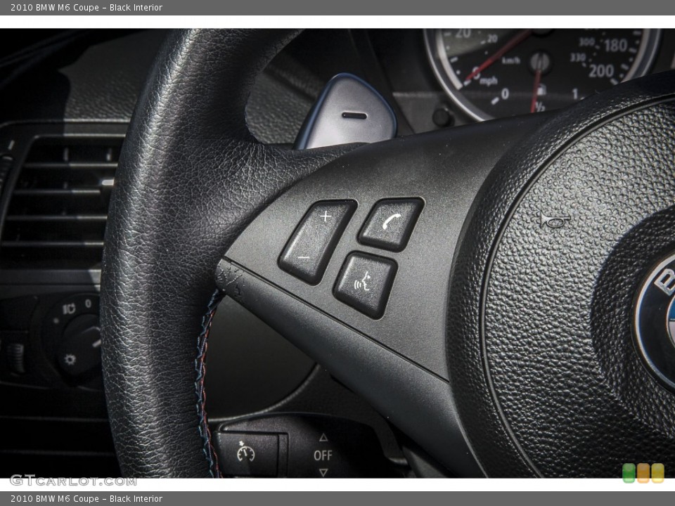 Black Interior Controls for the 2010 BMW M6 Coupe #87434813