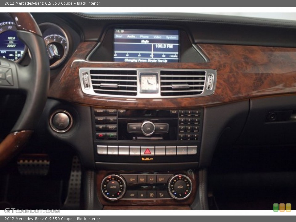 Black Interior Controls for the 2012 Mercedes-Benz CLS 550 Coupe #87435976